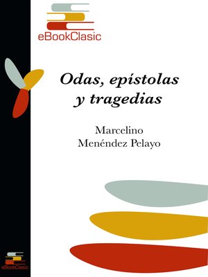 cover image of Odas, epístolas y tragedias (Anotado)